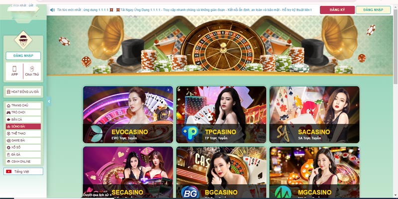 Sảnh cược casino